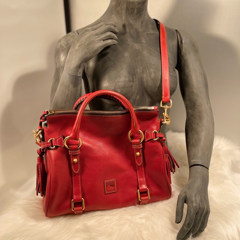 Dooney&Bourke Red Florentine Large Satchel